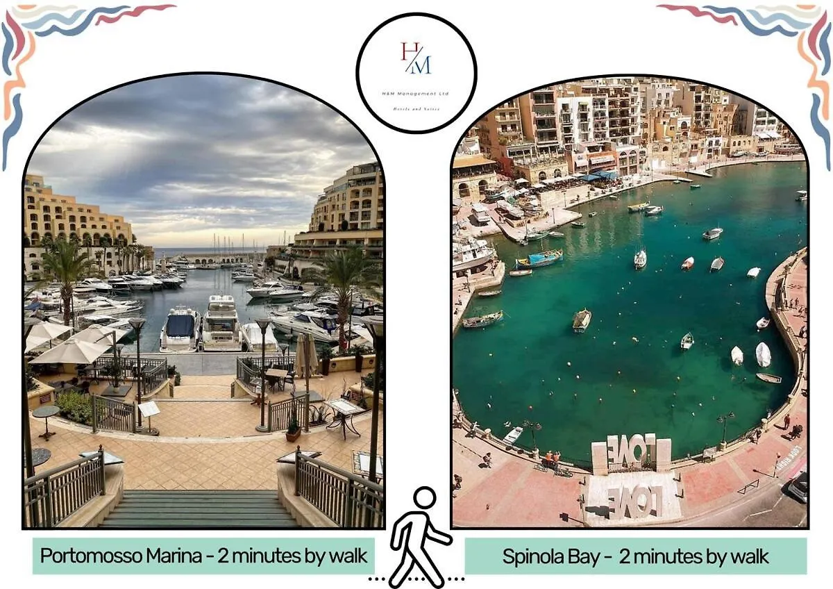 Apartment Paceville 2B - Cozy Studio With Kitchen - Ac - Wifi Saint Julian's Malta